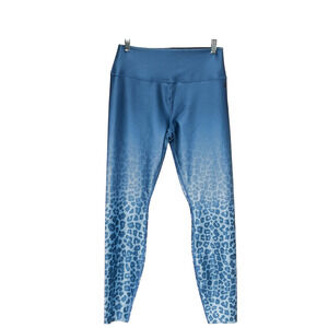 Good American Blue Animal Print Leggings - Size 4